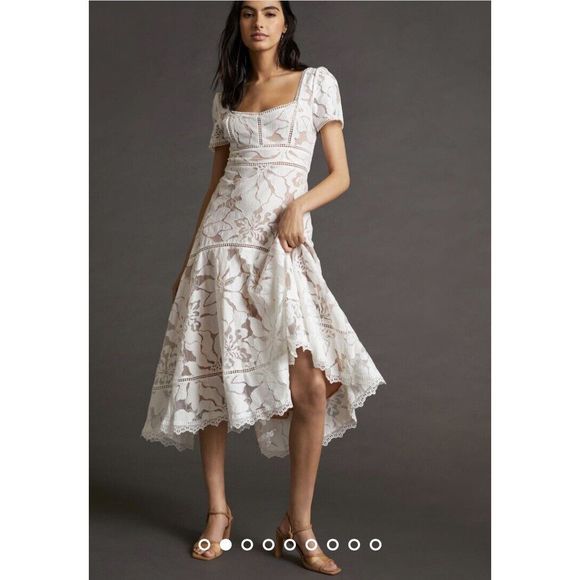 Anthropologie Dresses & Skirts - Anthropologie Slim Lace Maxi Dress Size 20